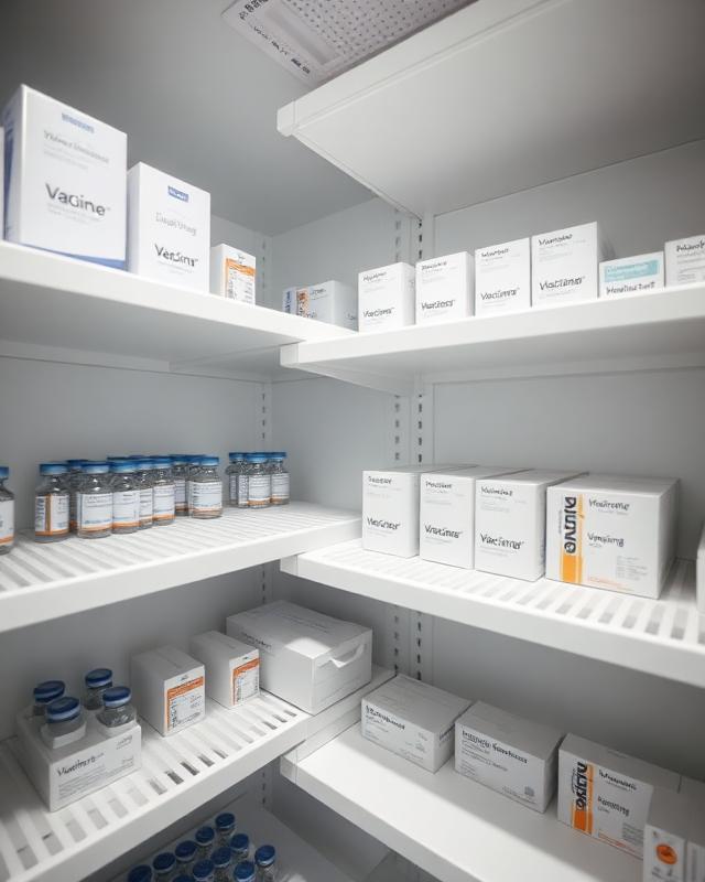 Pharma cold room interior