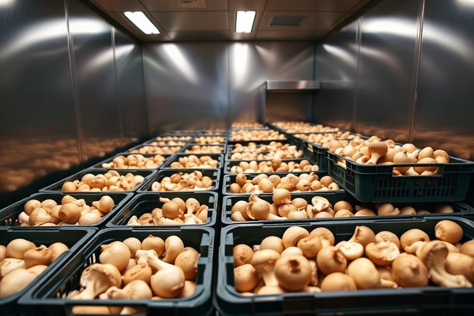 Mushroom compost tunnel